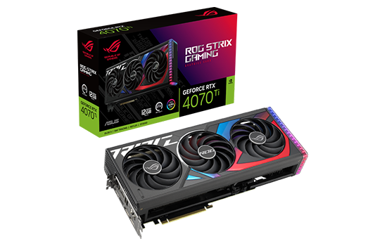 Placa De Vídeo Asus, ROG Strix, GeForce RTX 4070 Ti, 12GB Placa De Vídeo Asus, ROG Strix, GeForce RTX 4070 Ti, 12GB
